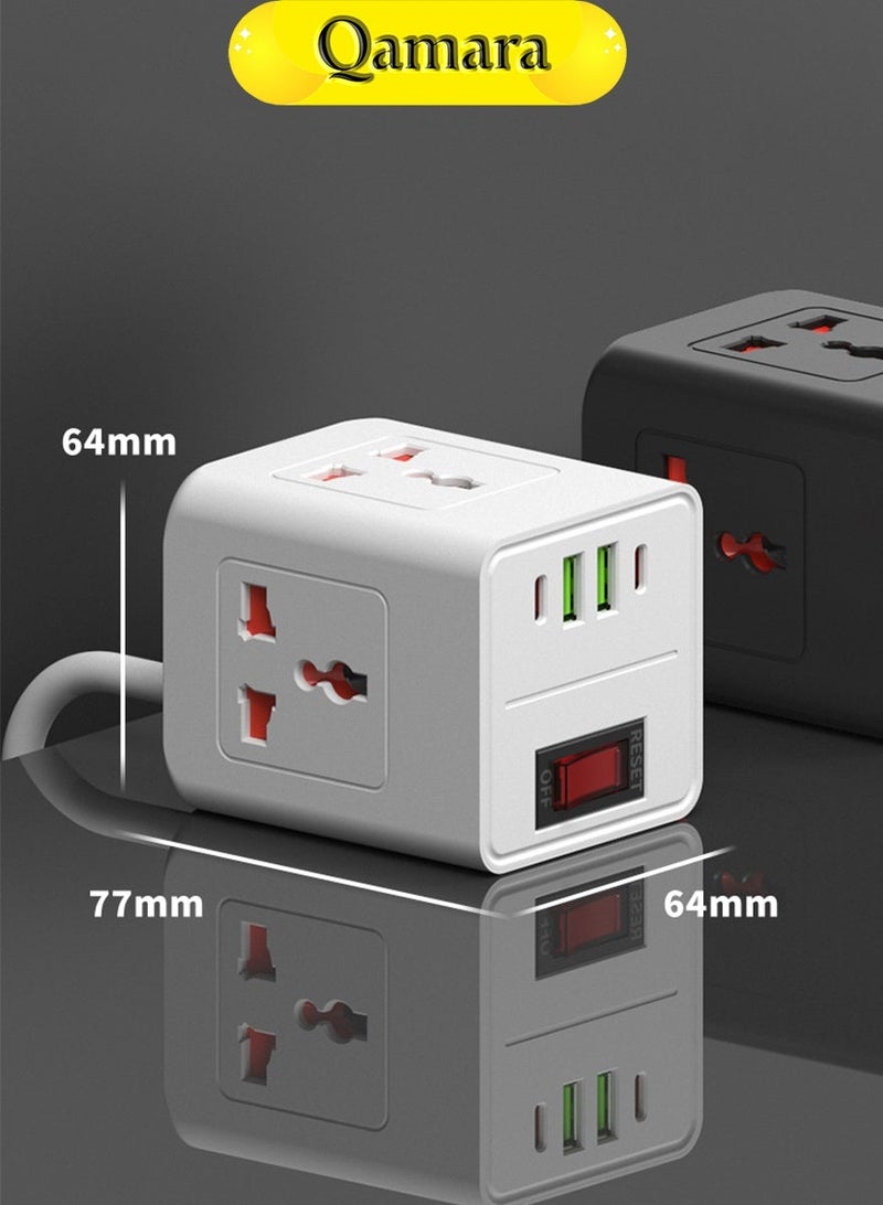 Qamara Smart Desktop Power Strip for Electronic Devices Charging - Image 2